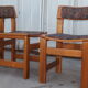 Set de 4 chaises orme Regain vintage 1970