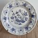 Blue porcelain onion plates