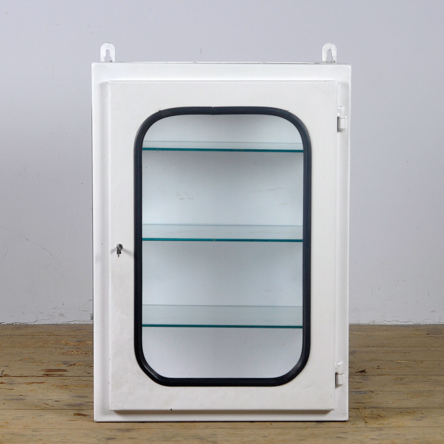 Vintage hospital medicine cabinet, 1970s