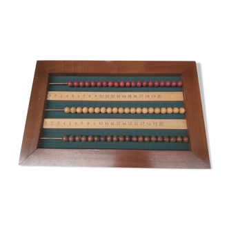 Boulier marqueur de billard vintage