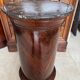 Rare Somno with drawer, Empire period Cuban mahogany and superb grooved marble.