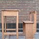 Table banc ou pupitre d'ecolier