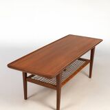 Danish teak coffee table 1960s Møbelintarsia – Danish Furniture Control