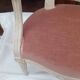 Paire de fauteuil médaillon style Louis XVI blanc patiné