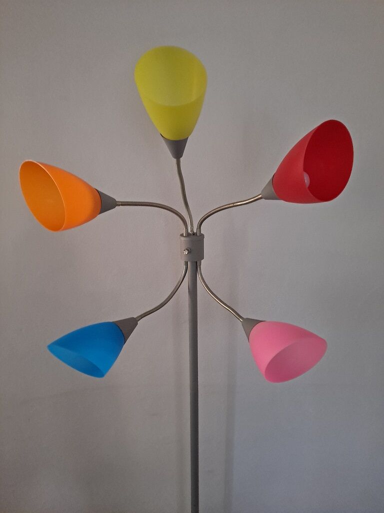 Vintage colourful itlian floor lamp
