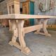 Monastery farmhouse table sandblasted