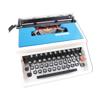 Typewriter underwood 315 blue white