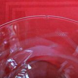 8 crystal champagne coupes