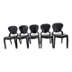 Set of Five design Chairs Queen, Pedrali, Claudio Dondoli and Marco Pocci, 2000s