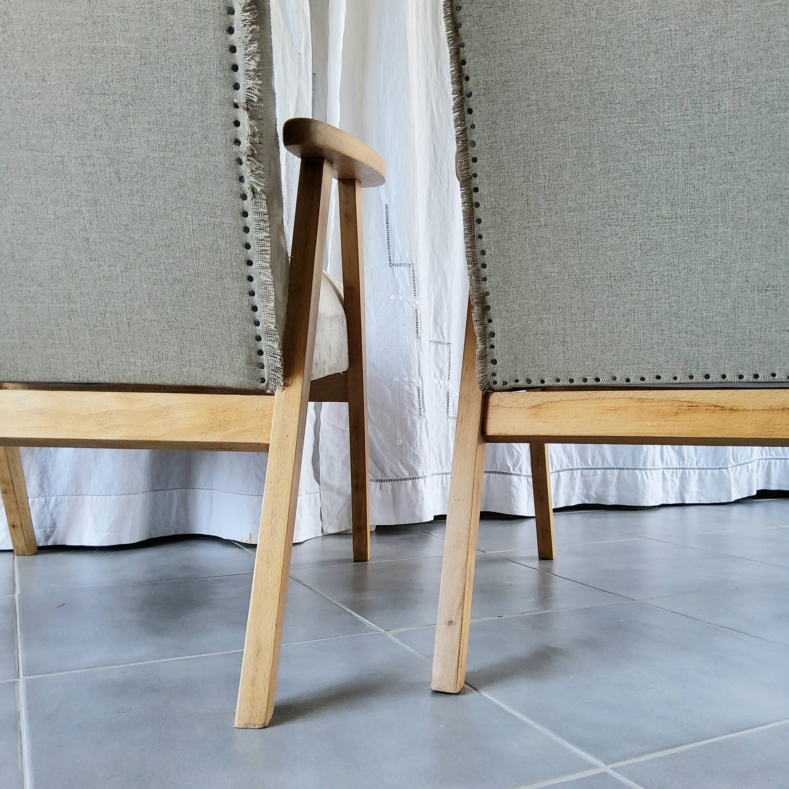 Pair of Scandinavian armchairs