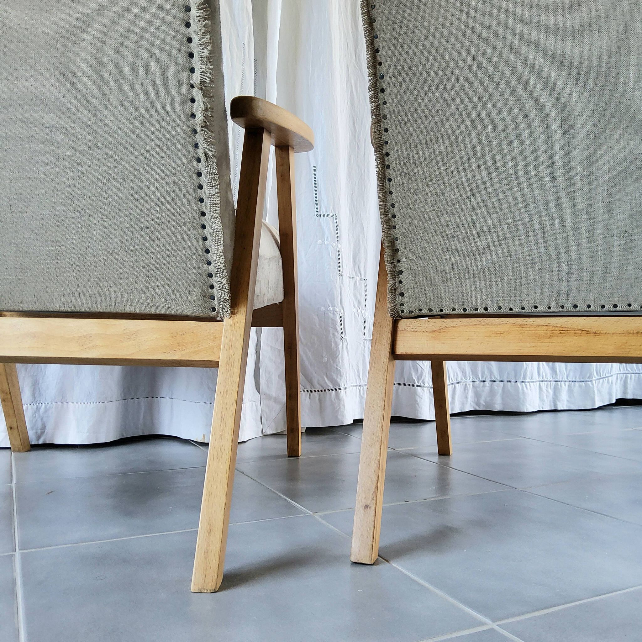 Pair of Scandinavian armchairs