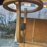 Corner bench and incorporated floor lamp guillerme et chambron