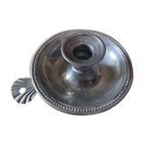 Aluminum poucier candle holder