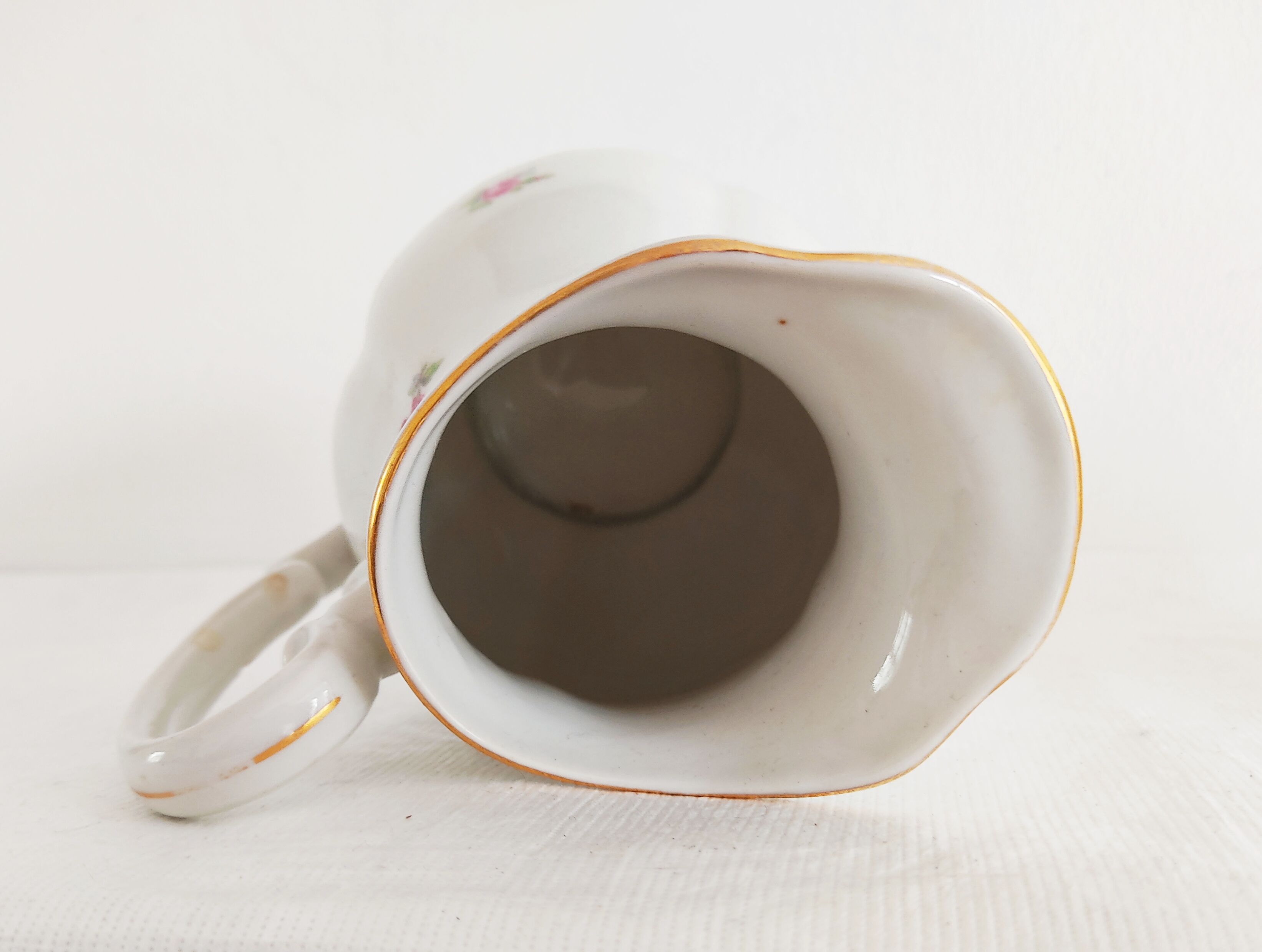 Sugar pot and porcelain milk jug early 20th