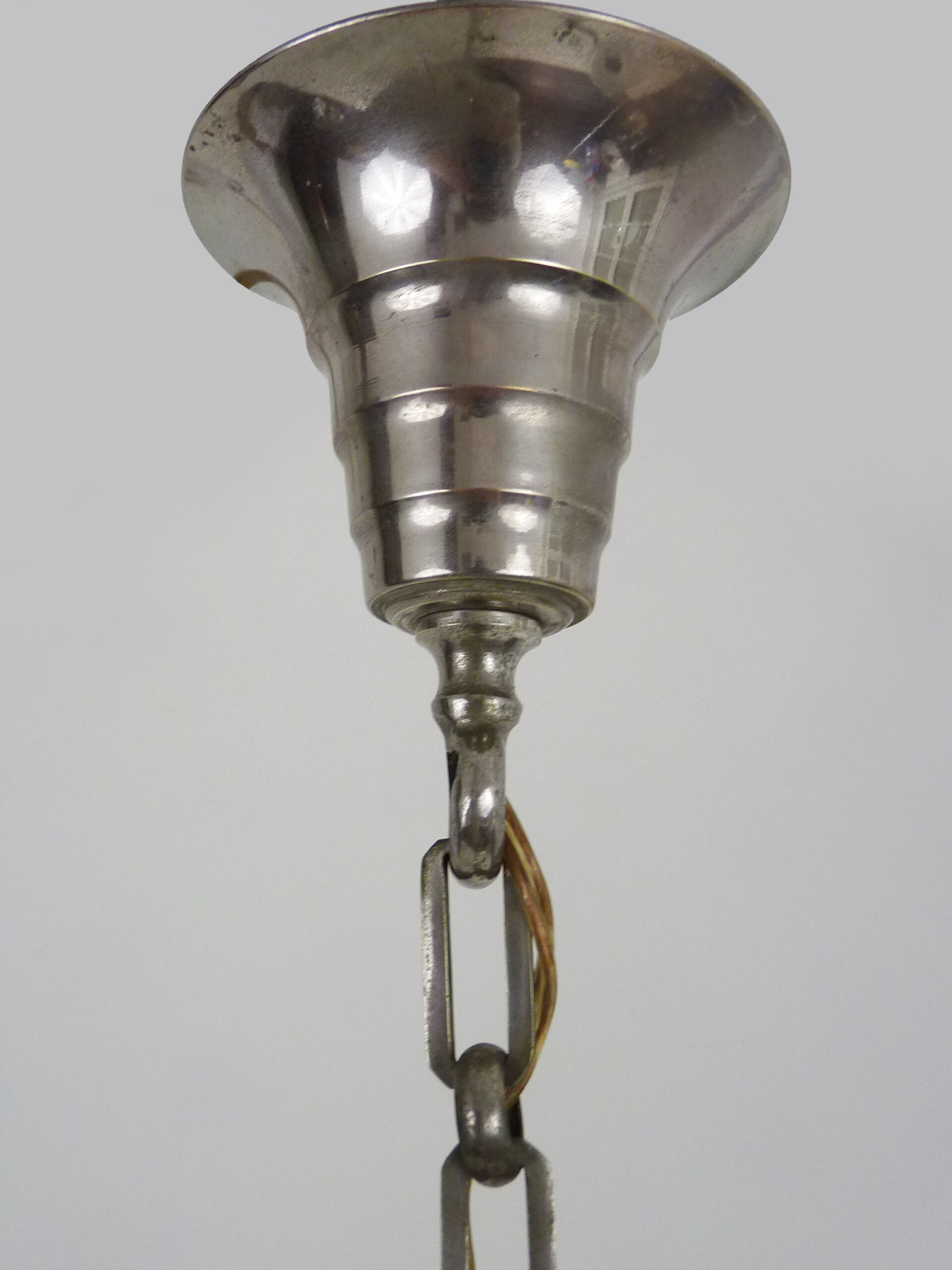 Art Deco chandelier Petitot with 5 lights, Atelier Petitot, year 20