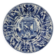 Large Japanese Porcelain Dish, 1950s