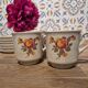 Vintage cups and saucers - set of 6