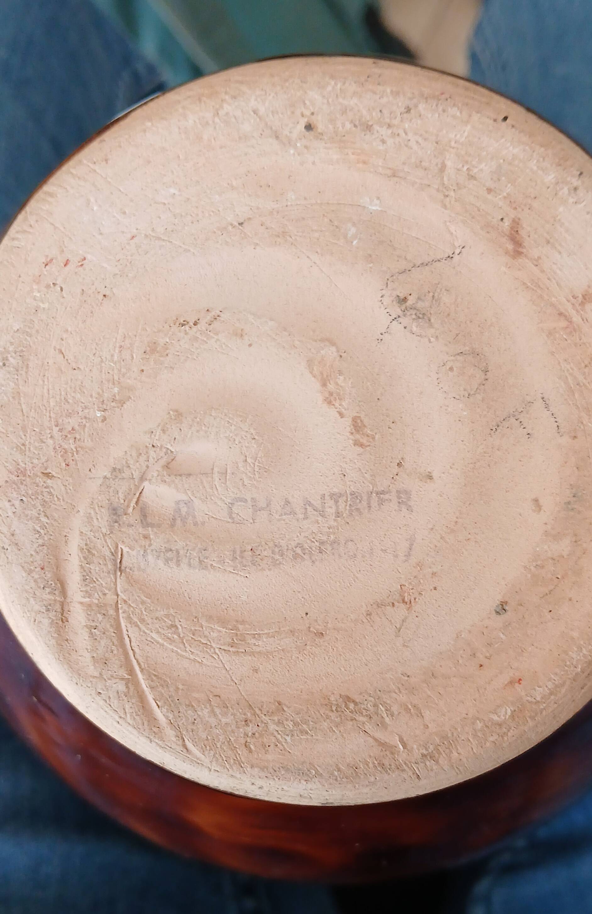 Vintage Vauzelle Oléron water pitcher