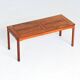 Grande table basse Alberts Tibro en palissandre Danemark 1970