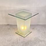 Marais International side table and light lamp