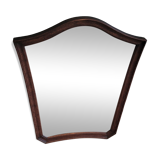 Trapezoid wood mirror 58x73