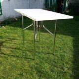 White formica table