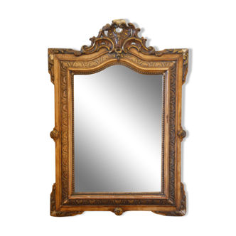 Wooden style mirror 74x104cm