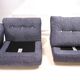 Set of 2 C&B Italia Amanta modular lounge chairs by Mario Bellini, 1970