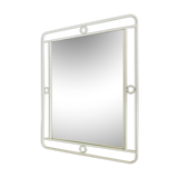 White vintage mirror