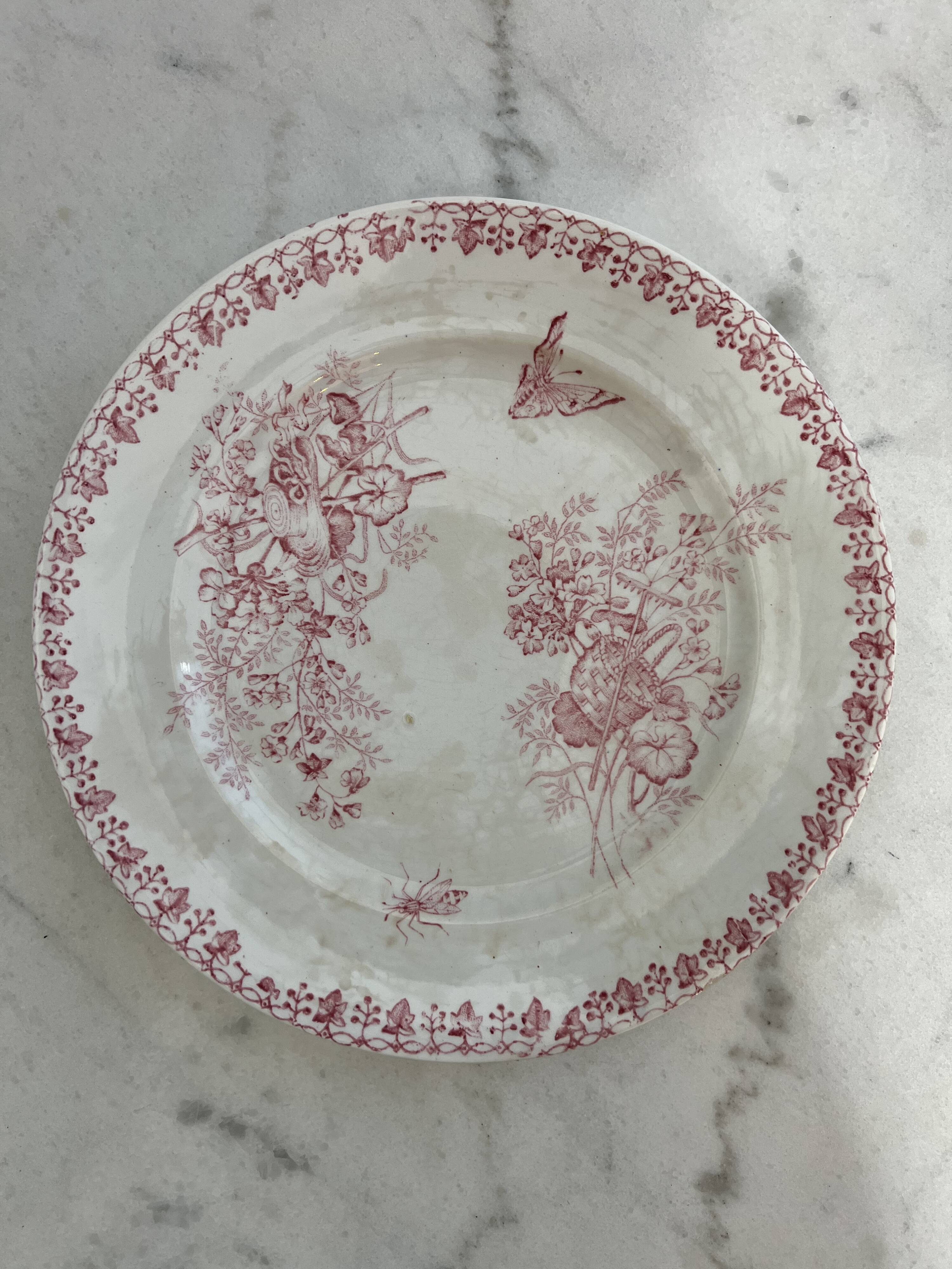 Lot de 4 assiettes plates Onnaing Moisson