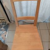 Solid wood chair