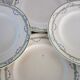 8 flat plates Longwy model Loridan circa 1900