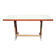 Art Deco dining table in oak with a pearlescent laminate top, 145x60 cm.