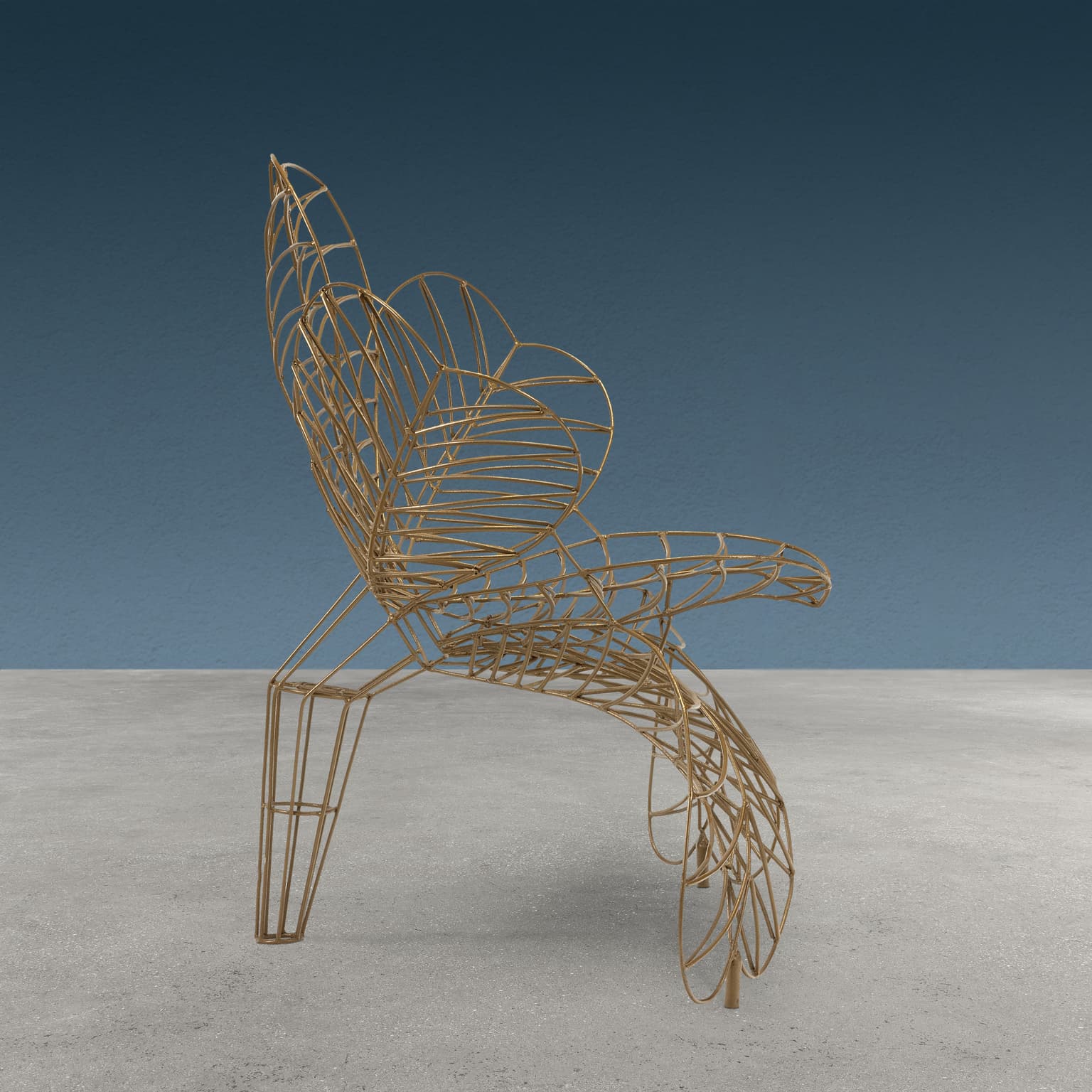 Fiore Bulat armchair, Minimalisti series, design by Anacleto Spazzapan