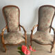 Paire de fauteuils Voltaire style Louis-Philippe