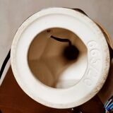 Ceramic lamp with sun patterns