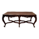 Banquette à entrecroise en cannage