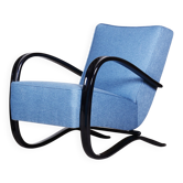 Czech Art Deco Beech Armchair attributed to J. Halabala for Up Zavody, 1930s