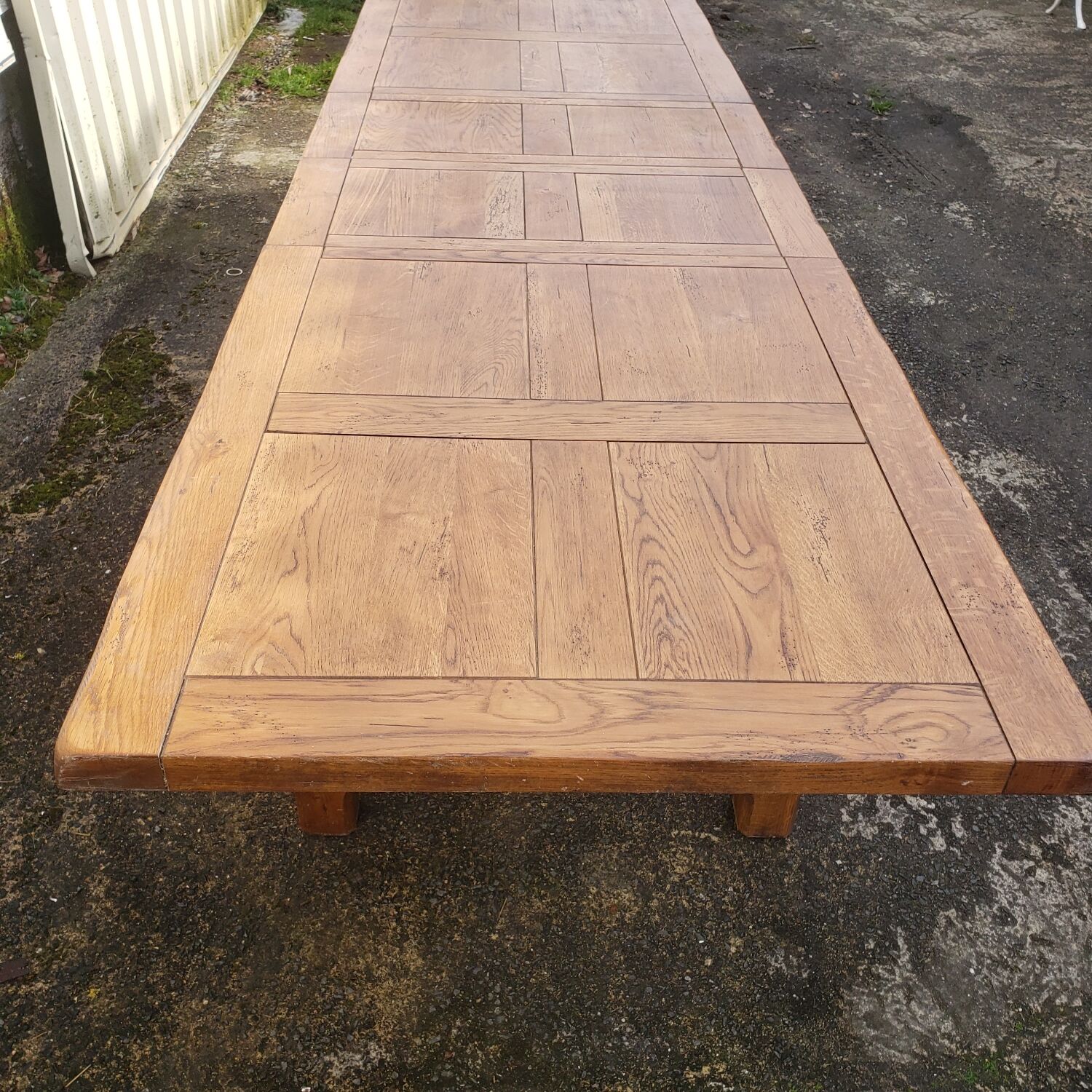 Wooden table 290 cm
