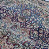 Antique handmade lavar kerman rug