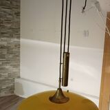 Hanging lamp with counterweight Italy 1950s