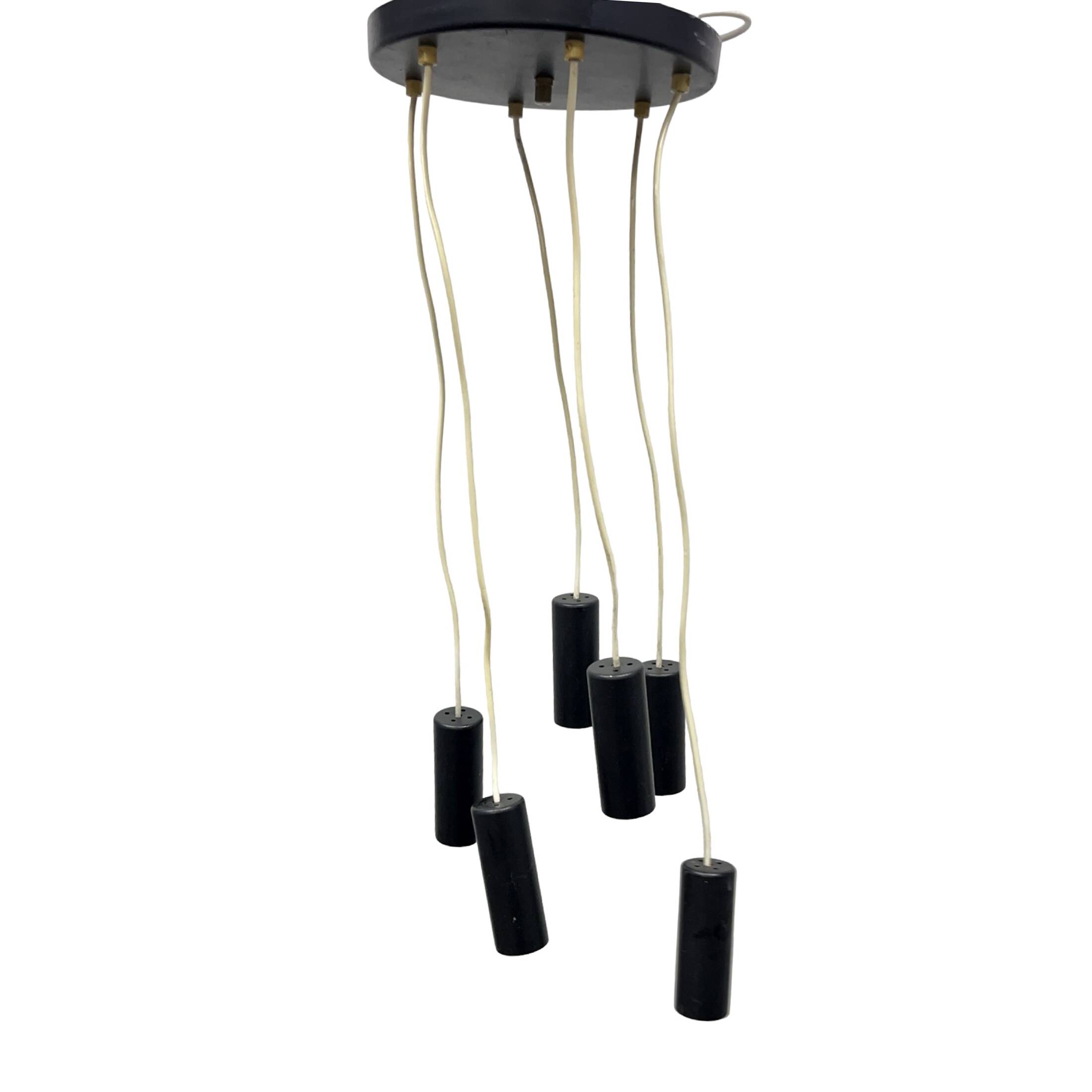 Elektroinstala Jílové cascade pendant lamp Czechoslovakia 1970