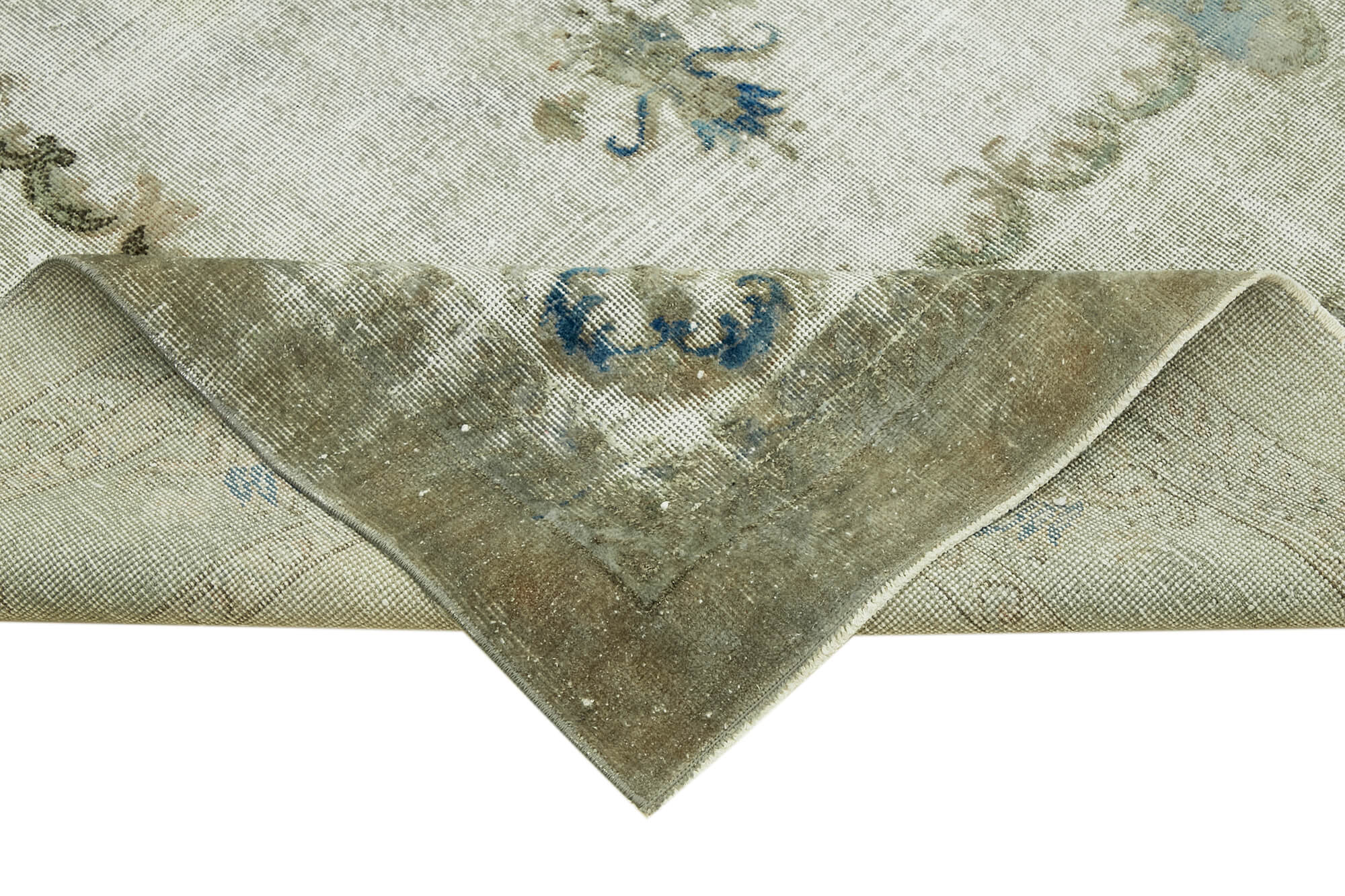 Handwoven anatolian 1980s, grey, 182x280cm