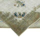 Handwoven anatolian 1980s, grey, 182x280cm