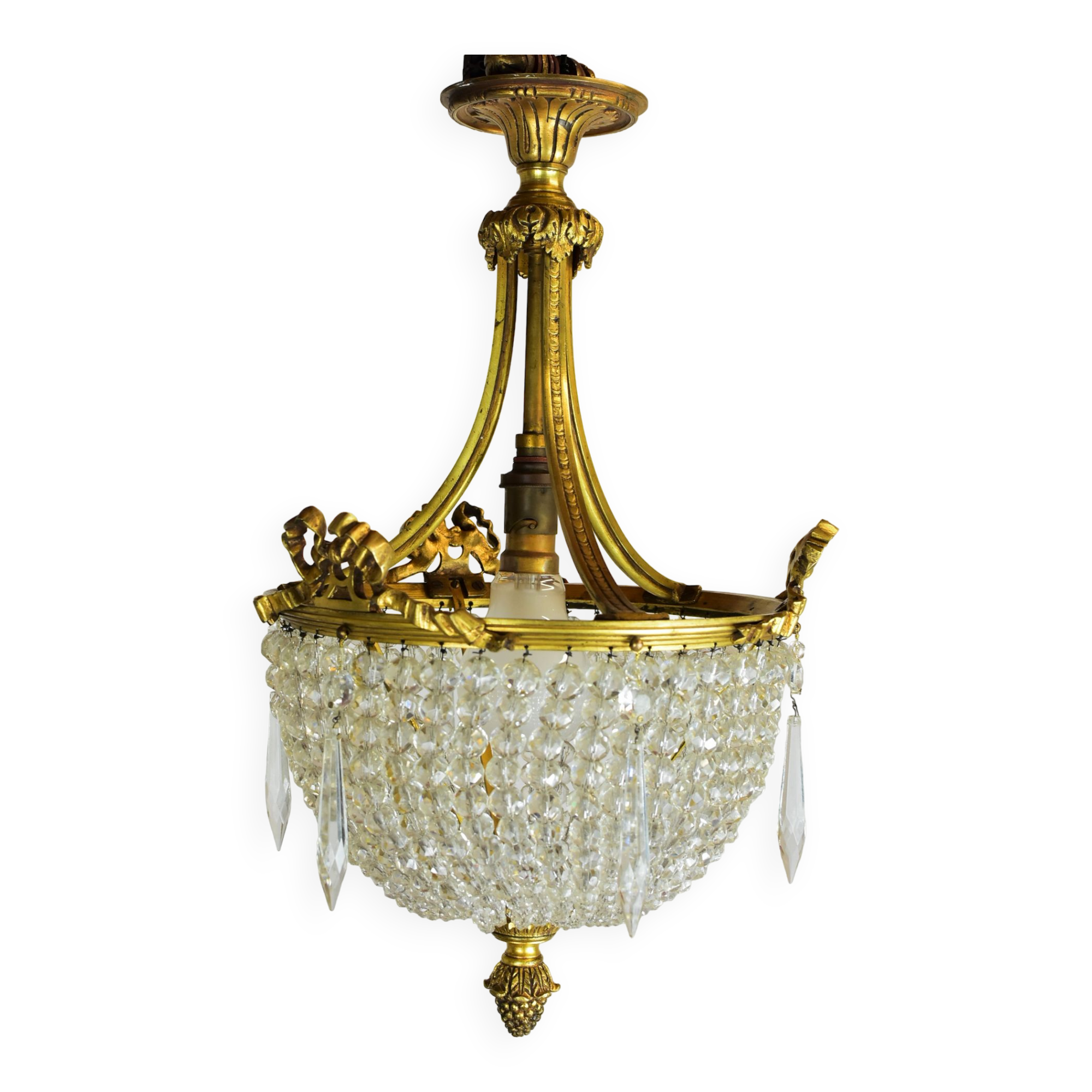 Napoleon III hot air balloon bronze chandelier
