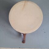 Pitcher - cream pot - in brown glazed earthenware