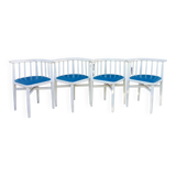 Set of 4 vintage Thonet corner chairs