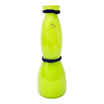 Bouteille de Vincenzo Nason & Cie en verre de Murano, Italie 1980