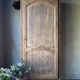 antique solid wood bonnetière