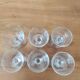 Coupelles anciennes en verre